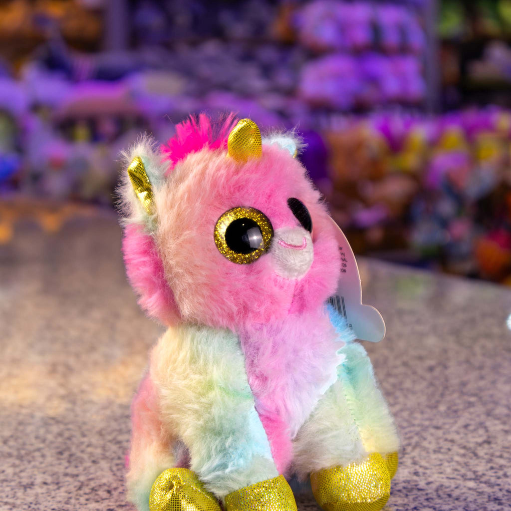Unicornio de peluche pequeño y ultra suave. Colecciona los tuyos o inicia tu propio negocio