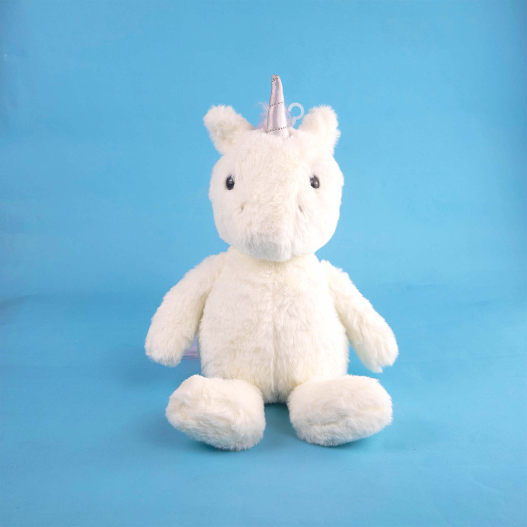 Unicornio de peluche, ideal para eventos, baby shower, centros de mesas o para regalos. 