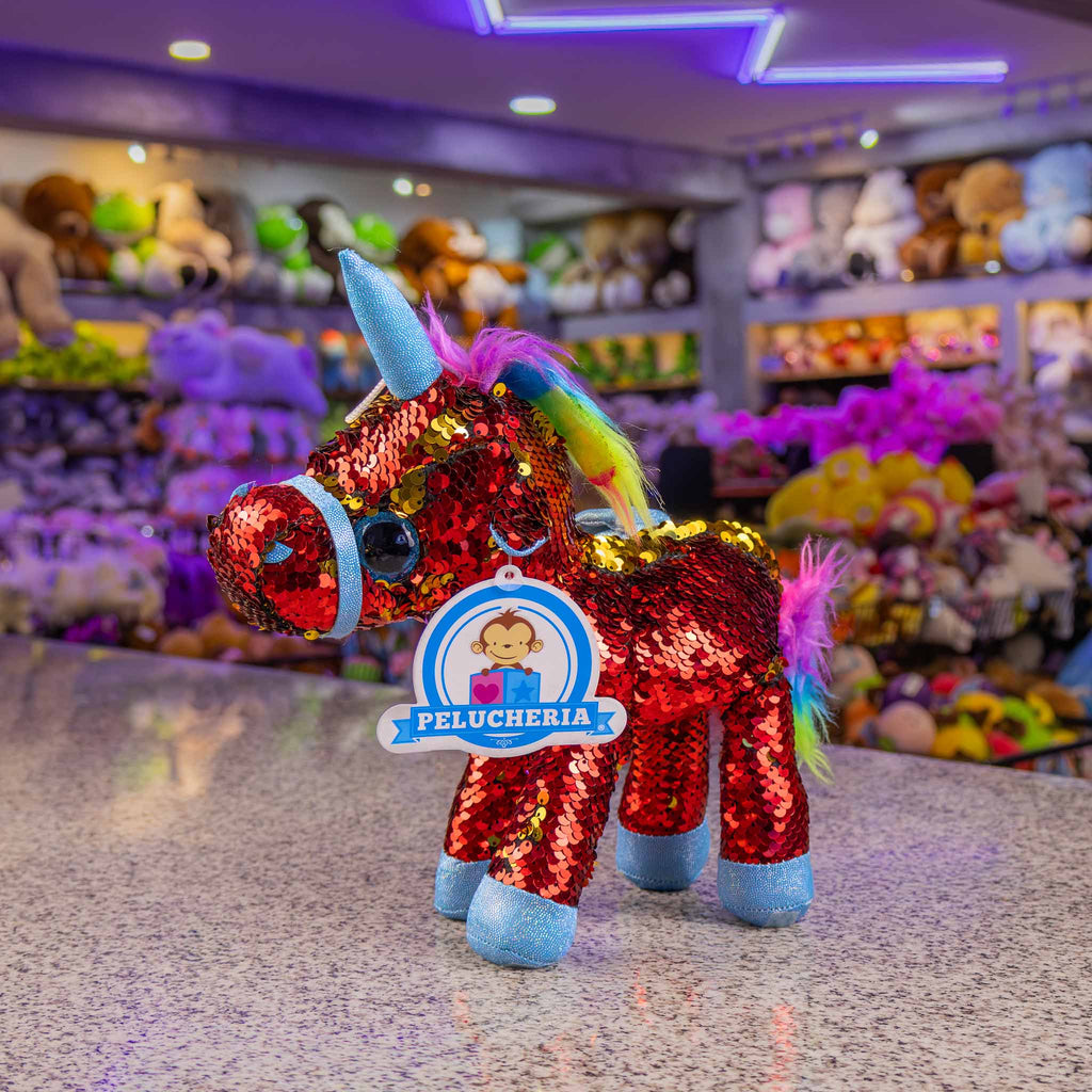 Unicornios de peluche al mayoreo diferentes colores y modelos. Ideal para tiendas de regalo