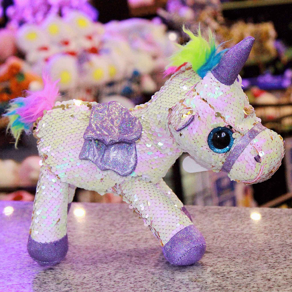 Unicornios de peluche al mayoreo diferentes colores y modelos. Ideal para tiendas de regalo
