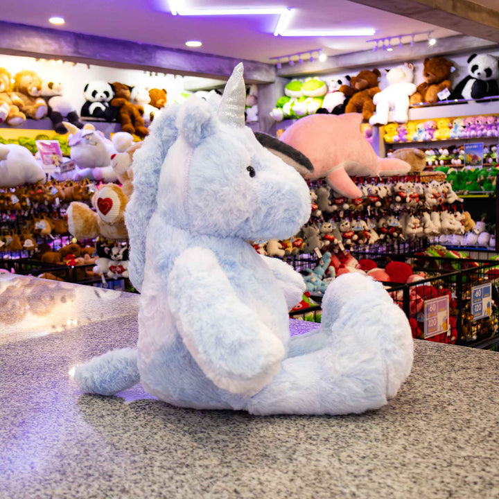 Unicornio de peluche 1 pieza 75 cm - Pelucheria