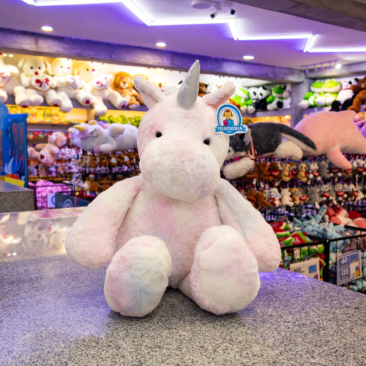 Unicornio de peluche 1 pieza 100 cm - Pelucheria