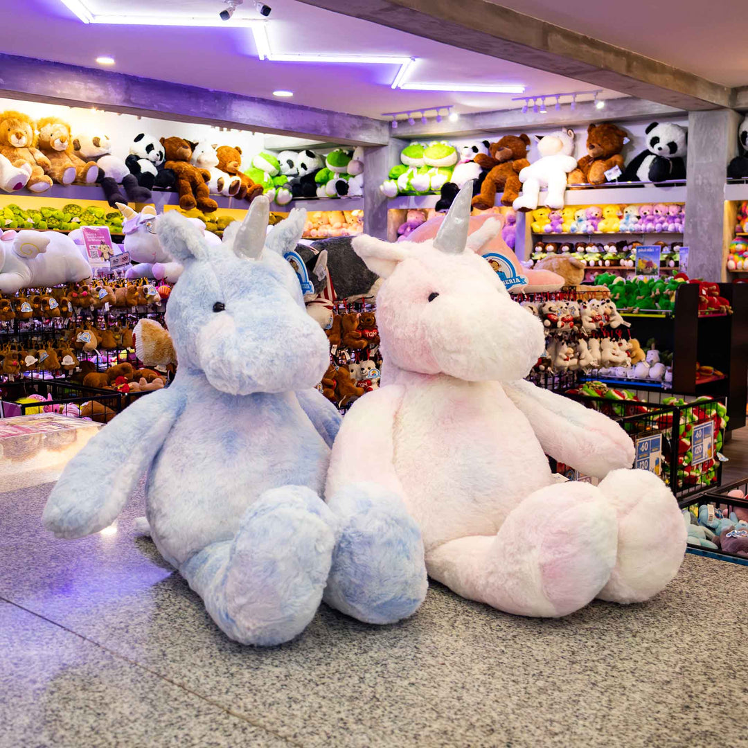 Unicornio de peluche 1 pieza 100 cm - Pelucheria