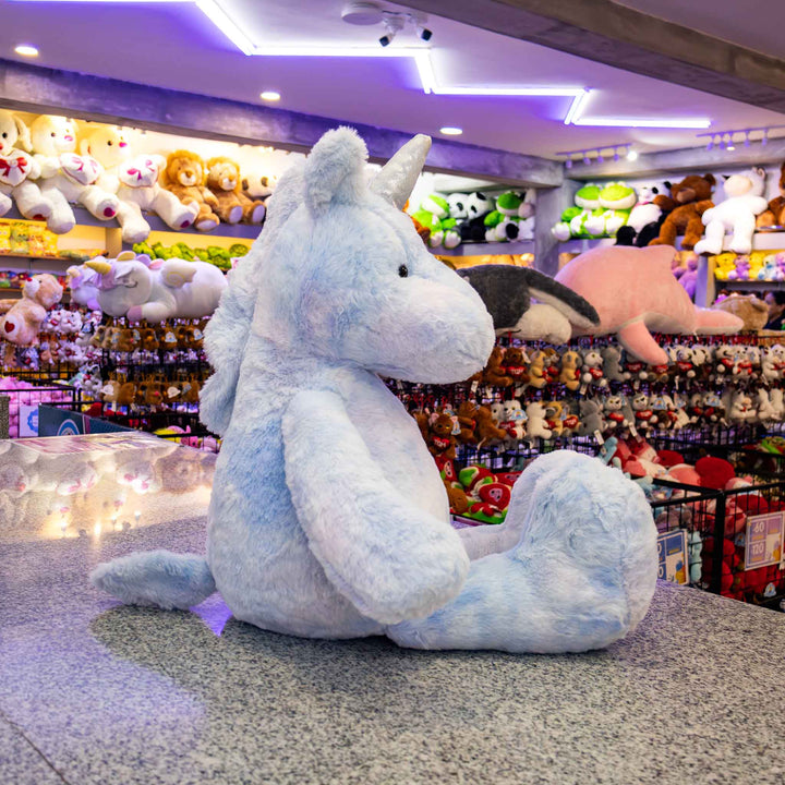 Unicornio de peluche 1 pieza 100 cm - Pelucheria