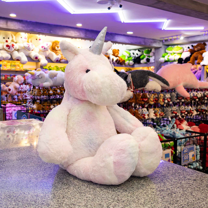Unicornio de peluche 1 pieza 100 cm - Pelucheria