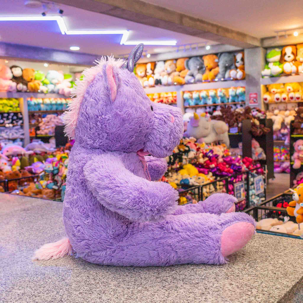Unicornio de peluche gigante, ideales para tiendas de regalos 