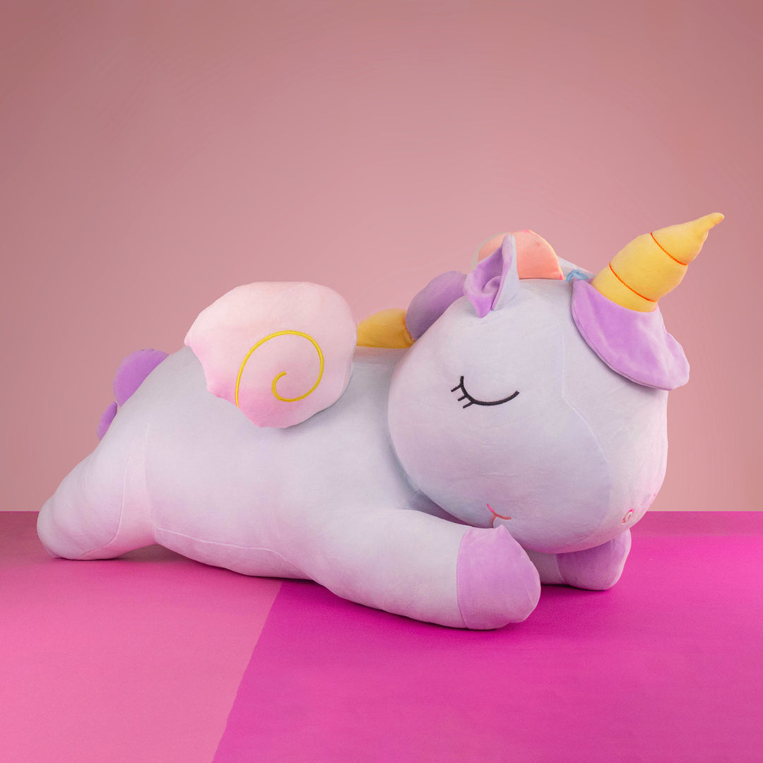 Unicornio de peluche gigante 100 cm - Pelucheria