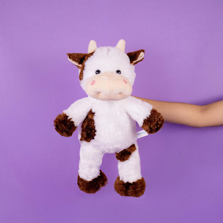 Vaca de peluche al mayoreo. Peluches para distribuidores, tiendas de regalo, decoración de eventos, coleccionistas. 