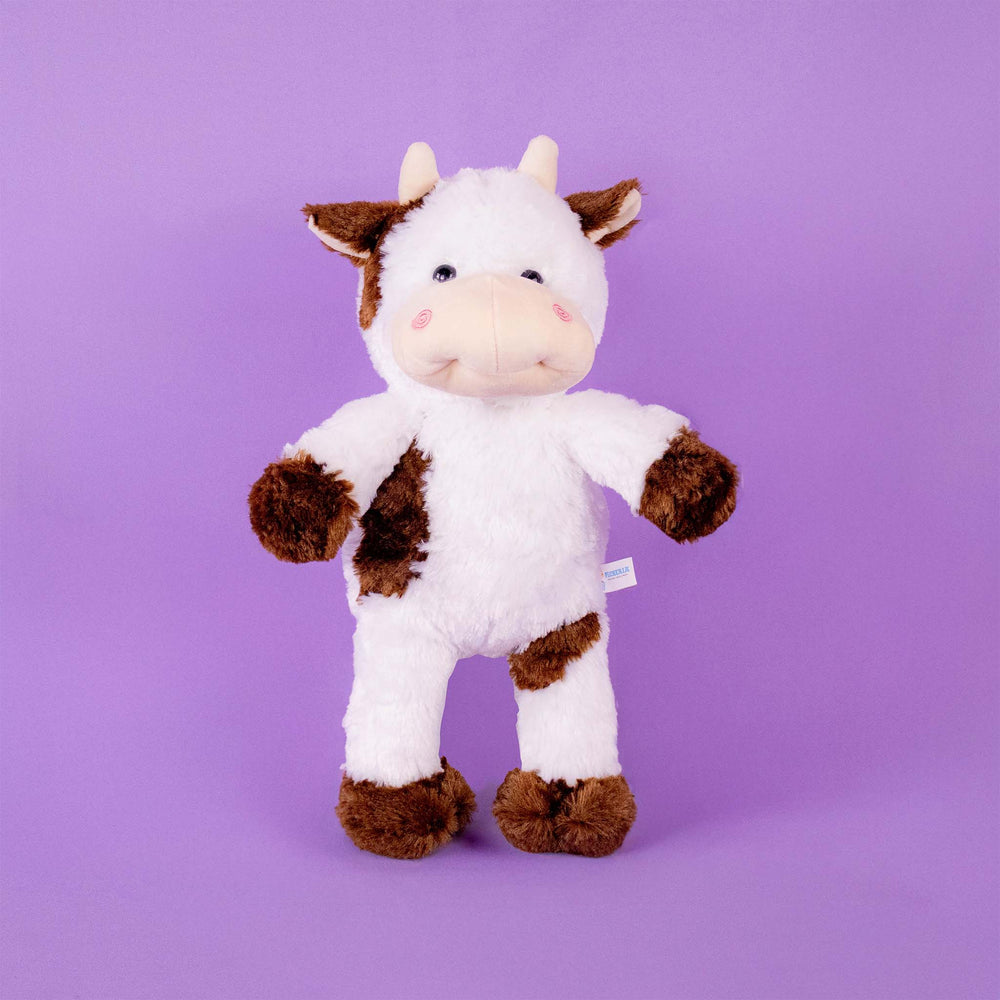 Vaca de peluche al mayoreo. Peluches para distribuidores, tiendas de regalo, decoración de eventos, coleccionistas. 