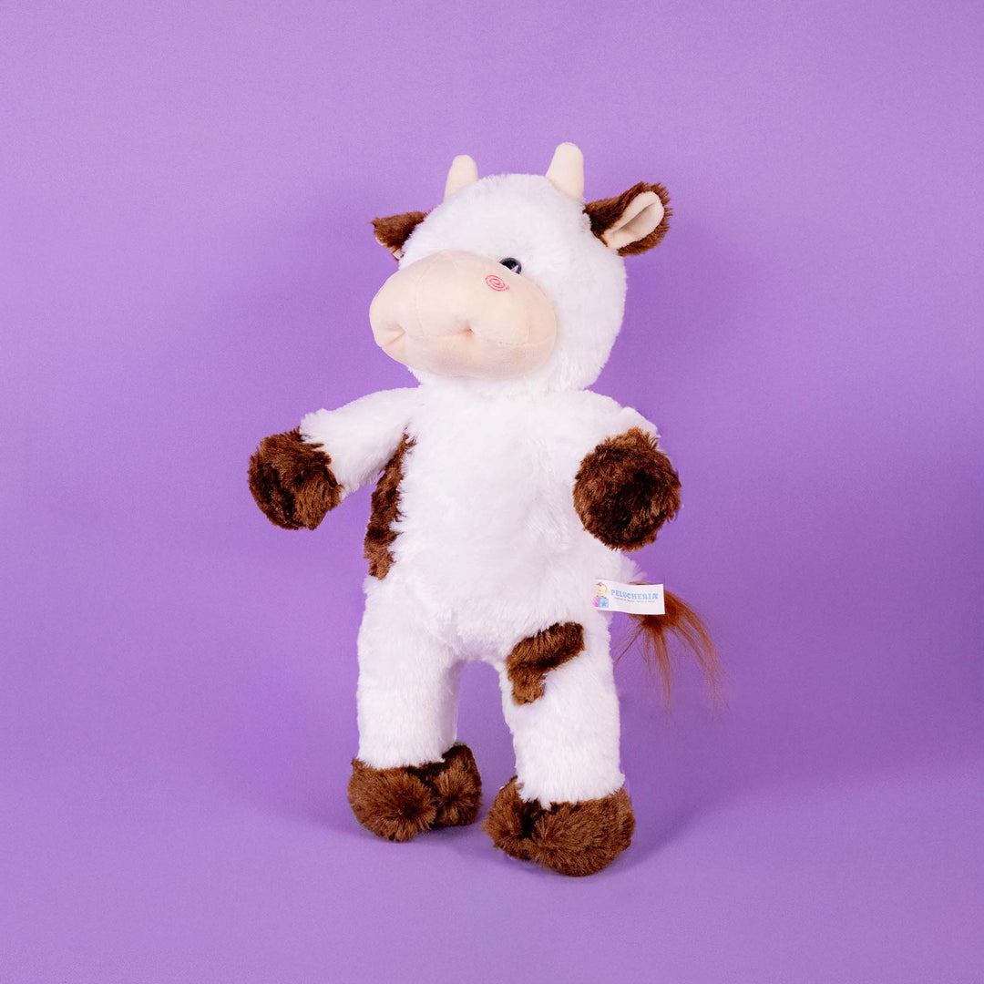 Vaca de peluche al mayoreo. Peluches para distribuidores, tiendas de regalo, decoración de eventos, coleccionistas. 