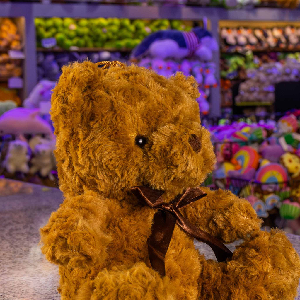 Oso de peluche café, variedad de modelos, ideales para tiendas de regalos