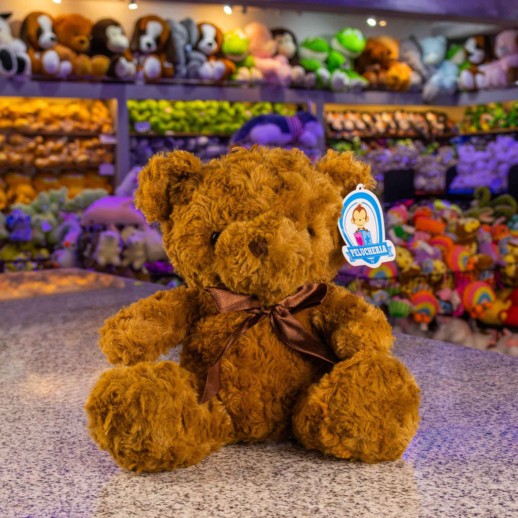 Oso de peluche café, variedad de modelos, ideales para tiendas de regalos