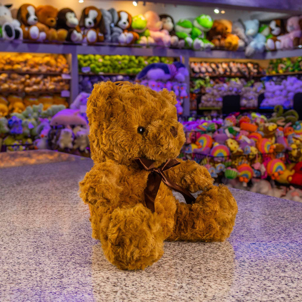 Oso de peluche café, variedad de modelos, ideales para tiendas de regalos