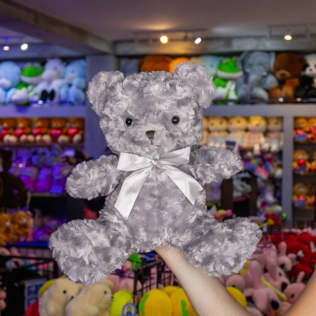 Oso de peluche gris, variedad de modelos, ideales para tiendas de regalos