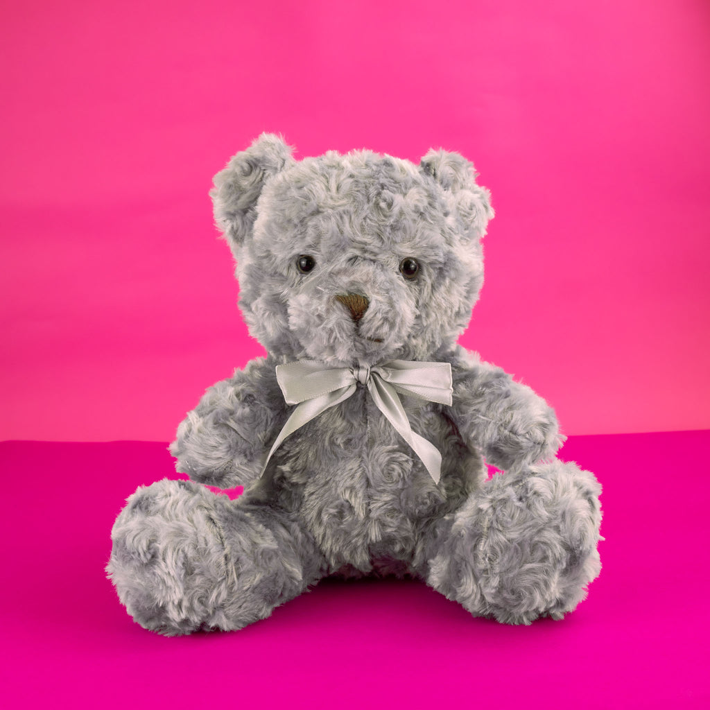 Oso de peluche gris, variedad de modelos, ideales para tiendas de regalos