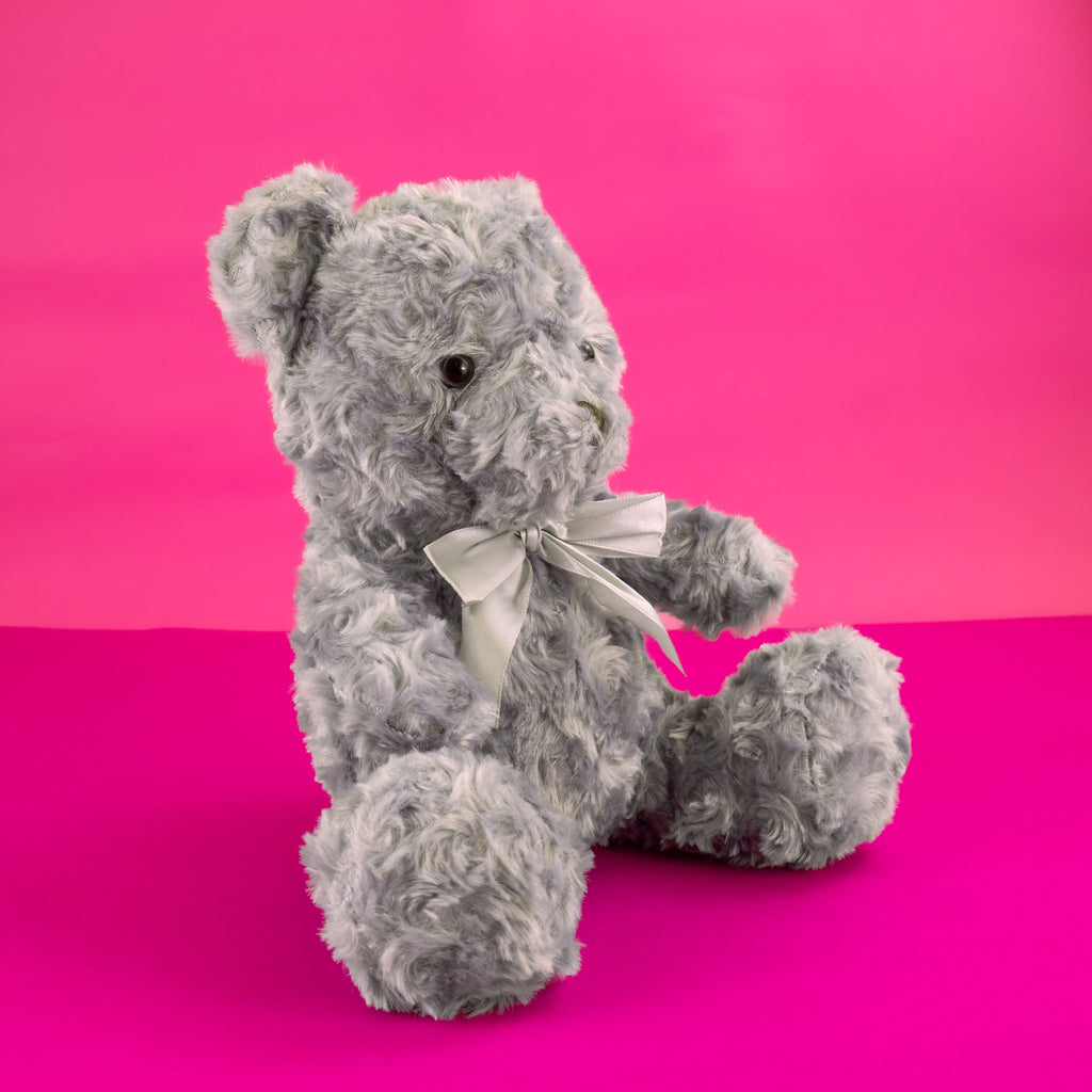 Oso de peluche gris, variedad de modelos, ideales para tiendas de regalos