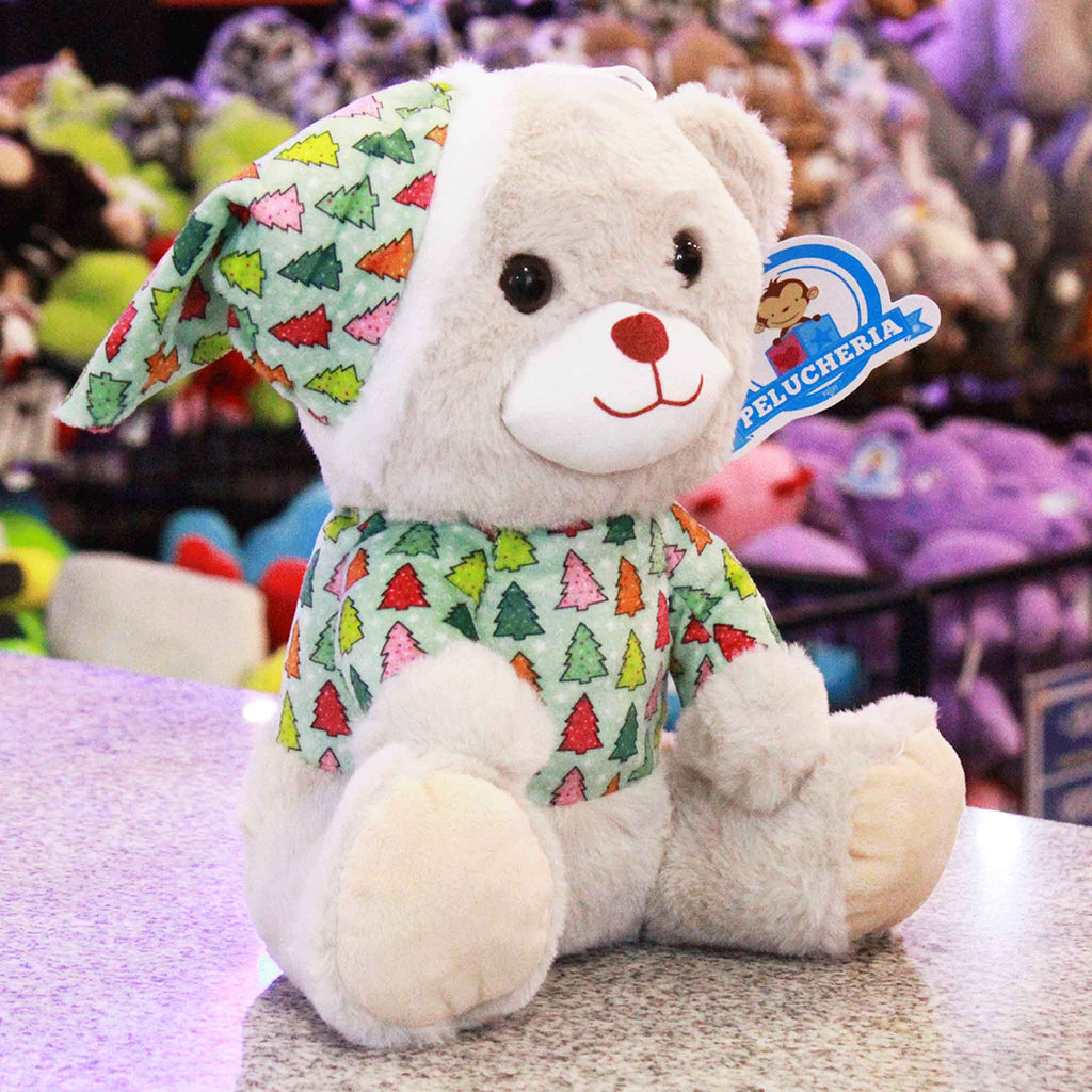 Oso de peluche de navidad calidad premium ultra suave y abrazable, ideal para las fiestas navideñas.