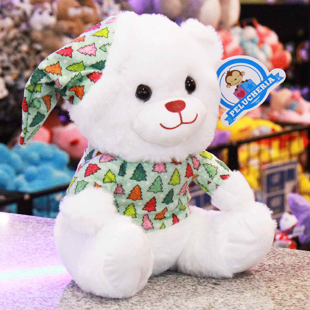 Oso de peluche de navidad calidad premium ultra suave y abrazable, ideal para las fiestas navideñas.