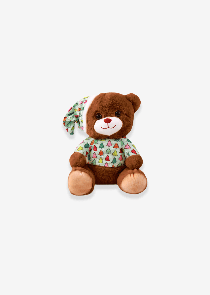 Oso de peluche de navidad calidad premium ultra suave y abrazable, ideal para las fiestas navideñas.