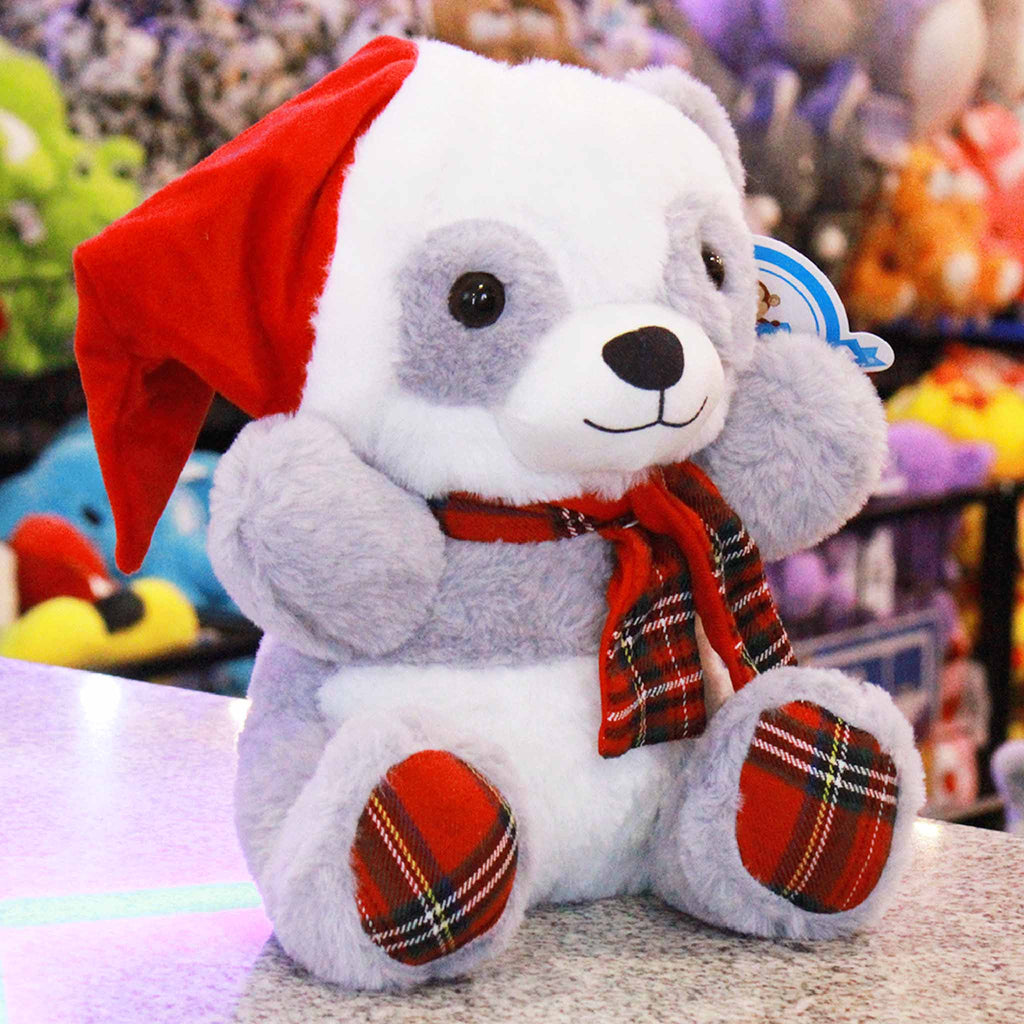 Oso de peluche de navidad calidad premium ultra suave y abrazable, ideal para las fiestas navideñas.