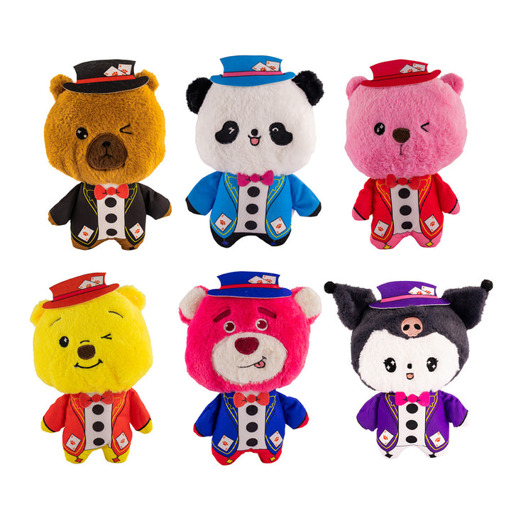 Set de 6 piezas Family Craps de peluche 23 cm
