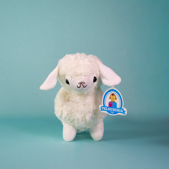 Set de 12 piezas de peluche blanca 23 cm