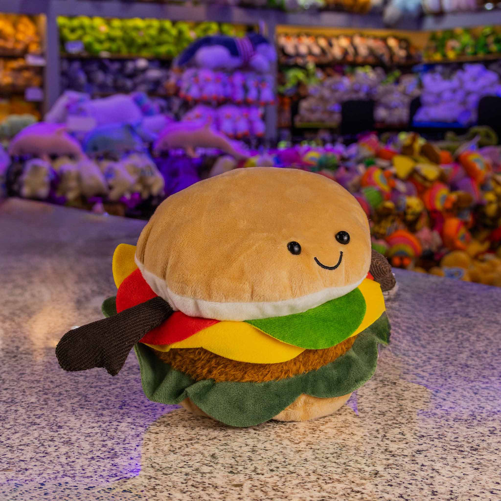 Comida de peluche perfecta para los amantes de la comida, ideal para tiendas de regalos
