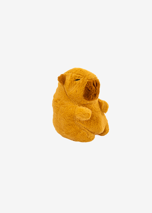 Capibara de peluche color café, perfecta para regalar a niños y niñas 
