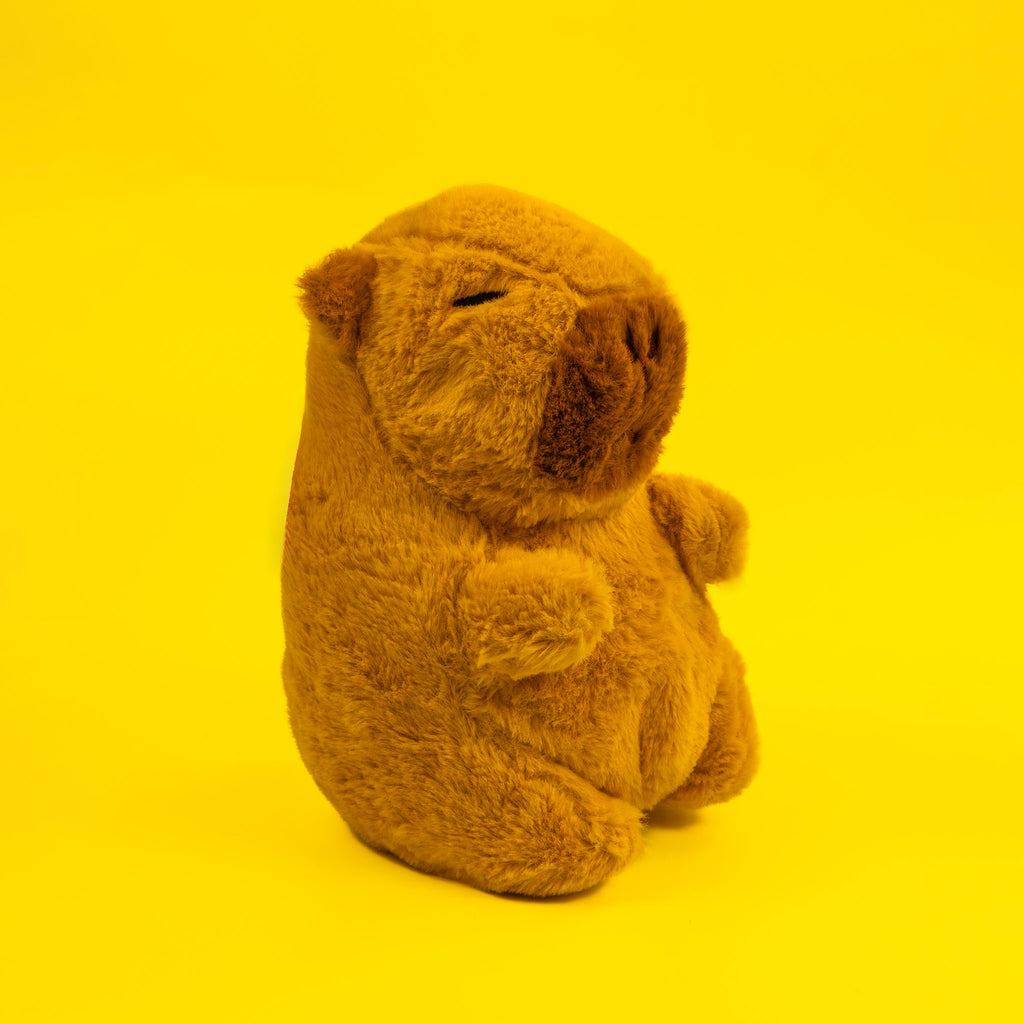 Capibara de peluche color café, perfecta para regalar a niños y niñas 