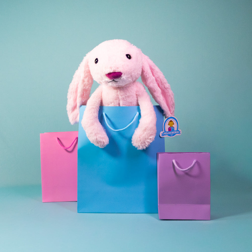 Conejo de peluche Clásico Rosa 30 cm