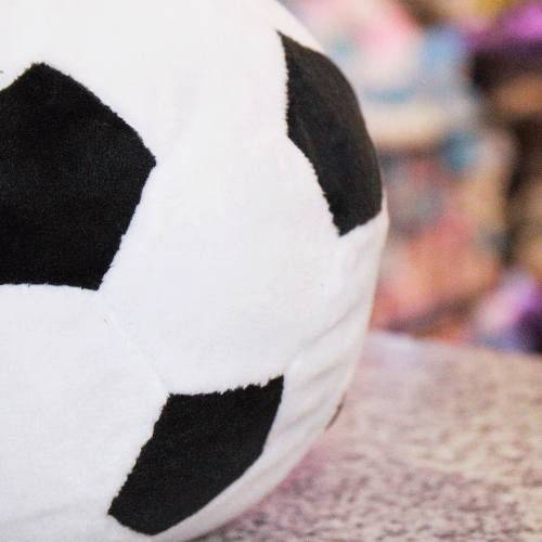 balon blanco de peluche S062-7
