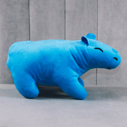 capibara azul de peluche S069-6