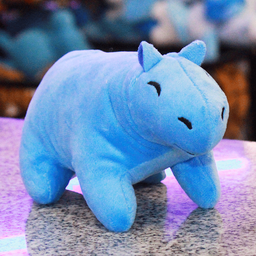 capibara azul de peluche S069-7