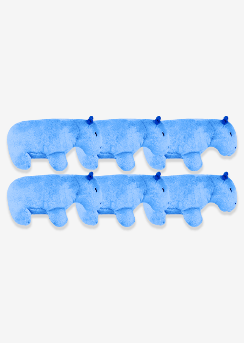 capibara azul de peluche S069