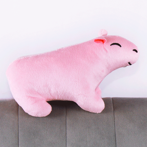 capibara rosa de peluche S070-2