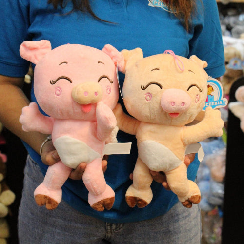 cerditos angel de peluche Y370-2