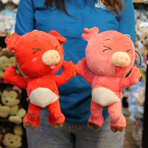 cerditos angel de peluche Y370-3