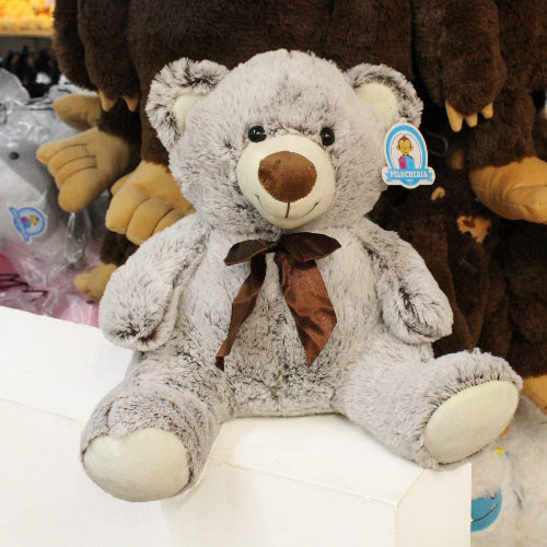 oso bit sit gris de peluche Y135-1