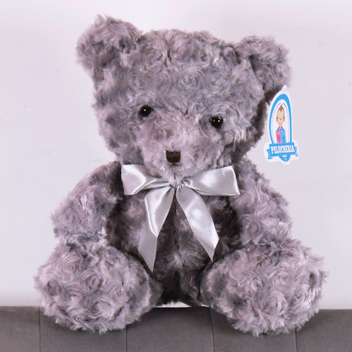oso floral gris de peluche Y549-4