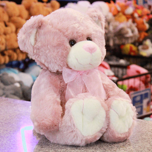 oso premium rosa de peluche B006/ROSA-2