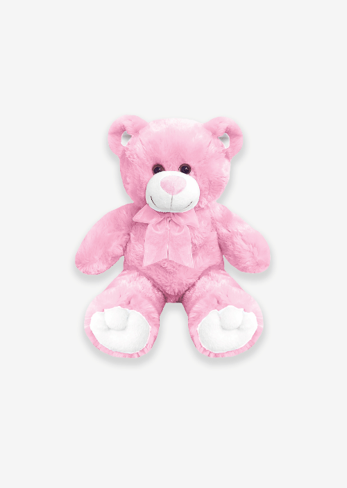 oso premium rosa de peluche B006/ROSA