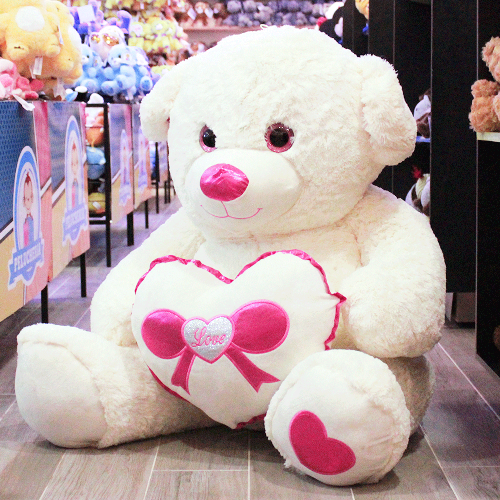 oso rechoncho corazon rosa A124-2