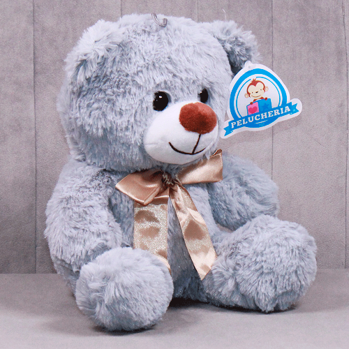 oso te gris de peluche A093-10