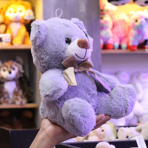 oso te gris de peluche A093-4