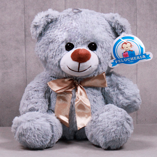 oso te gris de peluche A093-8