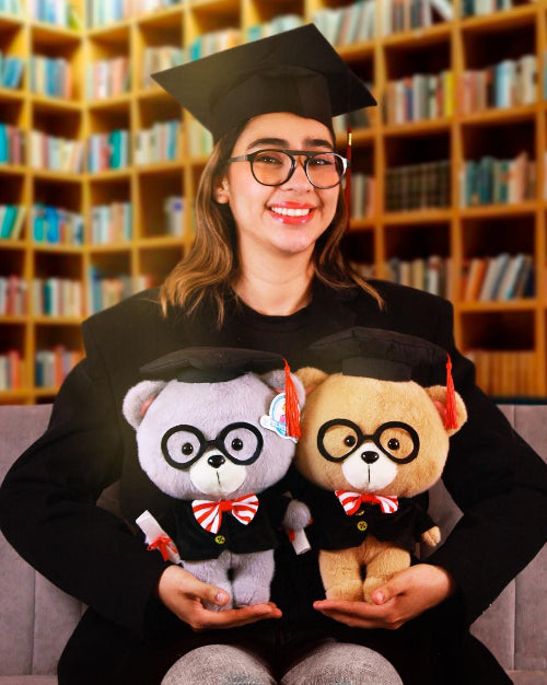Oso de peluche para graduación