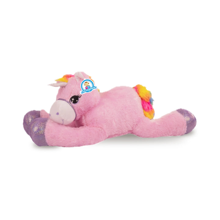 Unicornio de peluche Arcoiris Rosa 60 cm