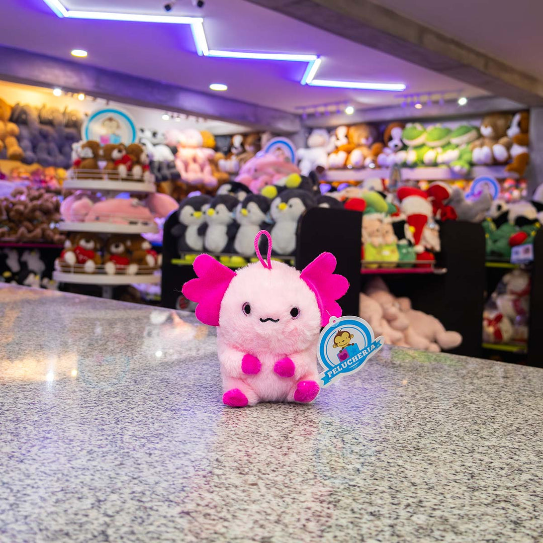 Ajolote Axolotl de peluche 12 cm
