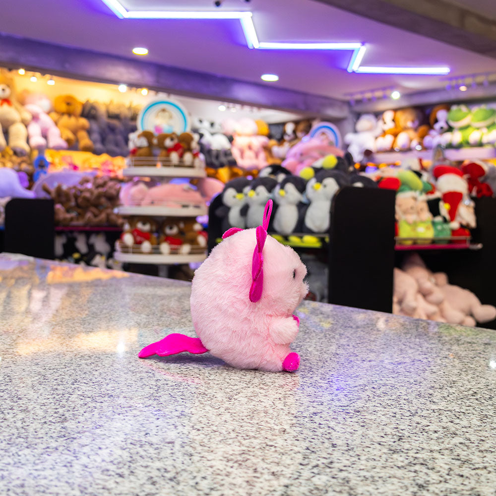 Ajolote Axolotl de peluche 12 cm