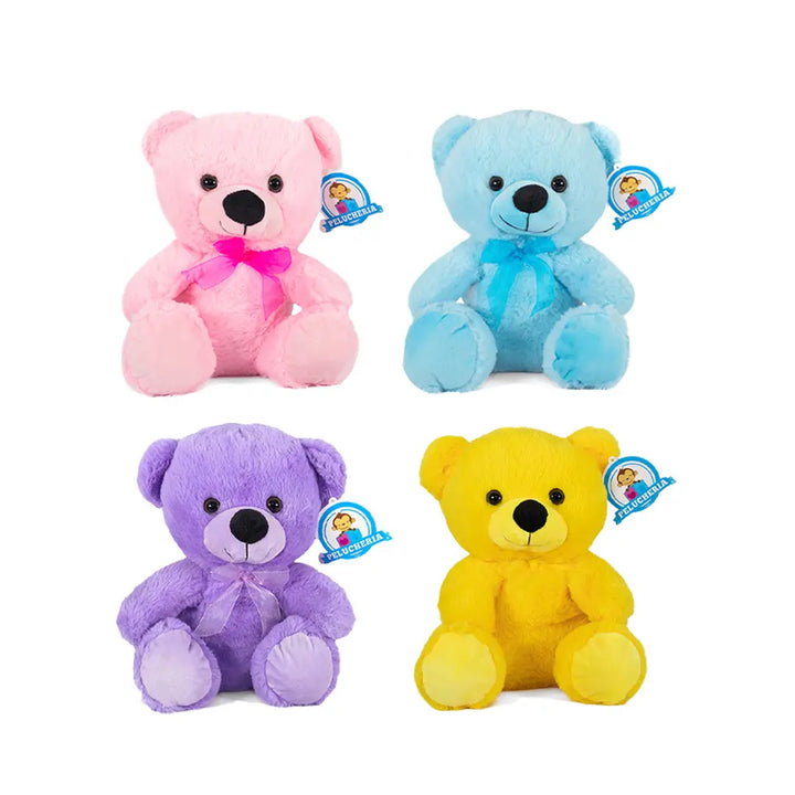 Set de 4 Piezas Osito de peluche Baby Colors 28 cm